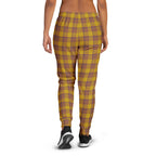Potters Clay and Pizza Plaid Women's Joggers - Scottish Squares