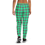 Spring Green and Finlandia Plaid Women's Joggers - Scottish Squares