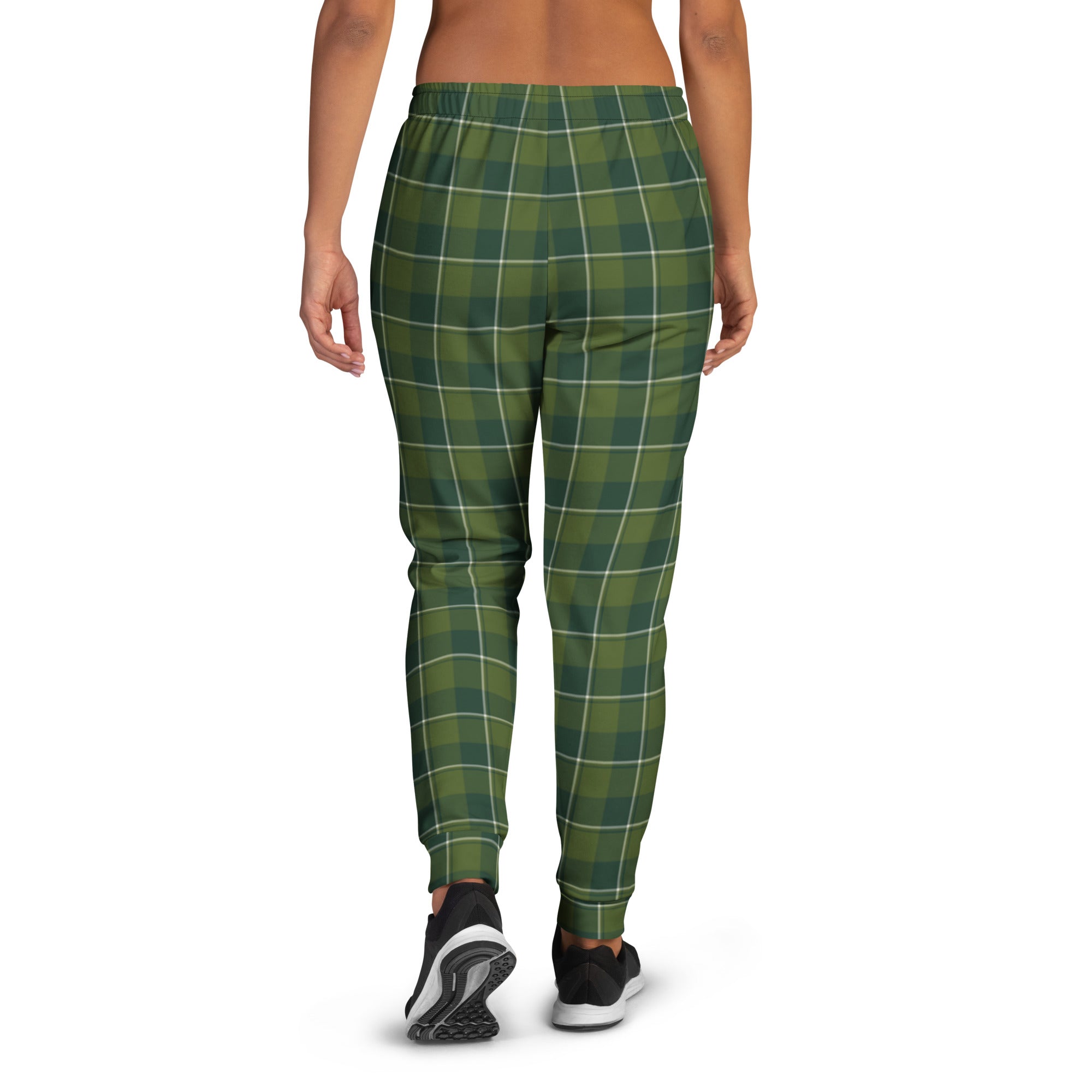 Woodland and Evergreen Plaid Women's Joggers - Scottish Squares