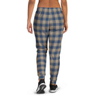 Cello and Donkey Brown Plaid Women's Joggers - Scottish Squares