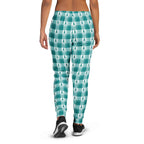 Women's Joggers Cervical Cancer Awareness Plaid, Teal Ribbon, Supportive Gift - Scottish Squares