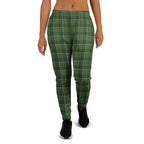 Woodland and Evergreen Plaid Women's Joggers - Scottish Squares