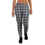 Cello and Donkey Brown Plaid Women's Joggers - Scottish Squares