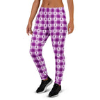 Women's Joggers Pancreatic Cancer Awareness Plaid - Scottish Squares