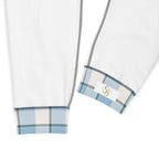 Pink Cloud and Blue Lagoon Plaid Women's Joggers - Scottish Squares