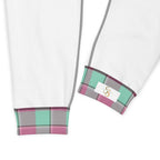 Vista Blue and Turkish Rose Plaid Women's Joggers - Scottish Squares