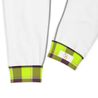 Electric Lime and Livid Brown Plaid Women's Joggers - Scottish Squares