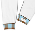 Blizzard Blue and Livid Brown Plaid Women's Joggers - Scottish Squares