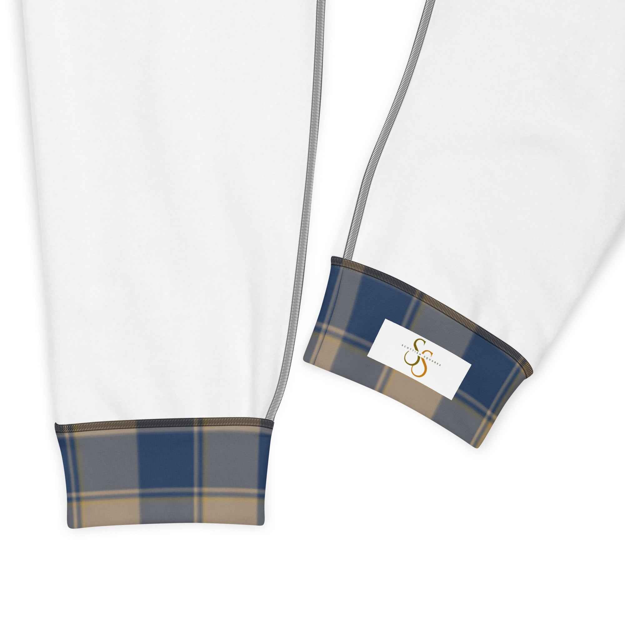 Cello and Donkey Brown Plaid Women's Joggers - Scottish Squares