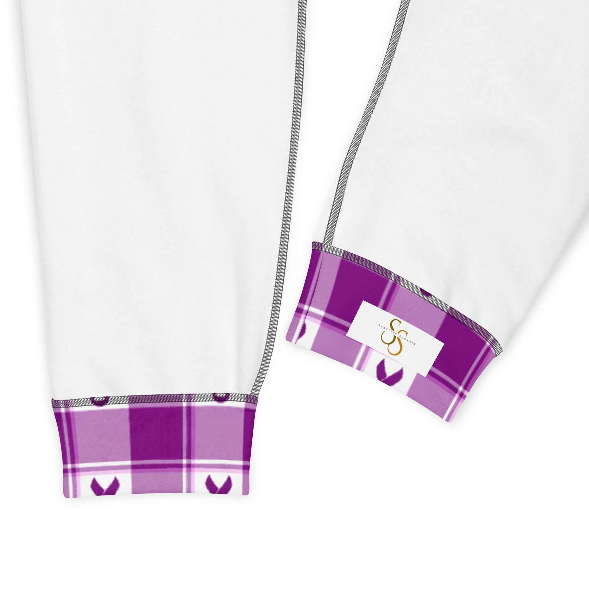 Women's Joggers Pancreatic Cancer Awareness Plaid - Scottish Squares