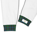 Women's Joggers Green Blue Orange Plaid Tartan