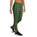 Woodland and Evergreen Plaid Women's Joggers - Scottish Squares