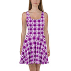 Skater Dress Pancreatic Cancer Awareness Plaid 3XL - Scottish Squares
