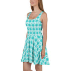 Skater Dress Ovarian Cancer Awareness Plaid - Scottish Squares