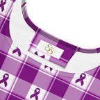 Skater Dress Pancreatic Cancer Awareness Plaid - Scottish Squares