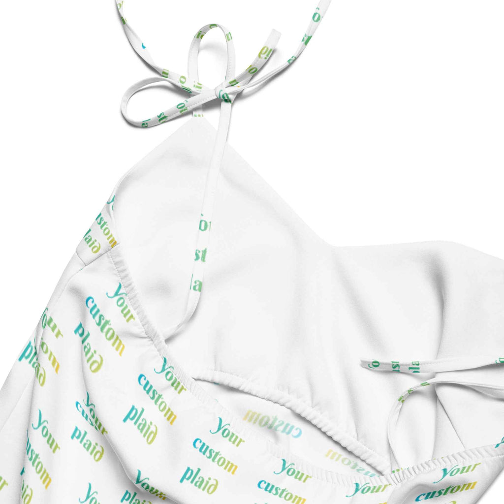 Tie-strap Midi Dress Your Own Birthday Plaid - Scottish Squares