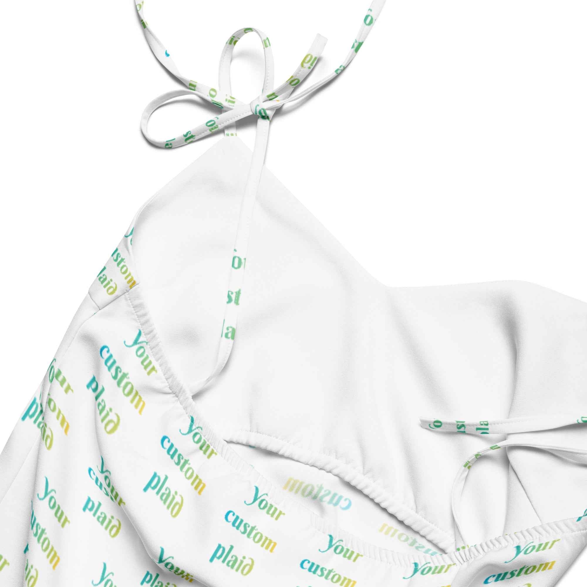 Tie-strap Midi Dress Your Own Birthday Plaid - Scottish Squares