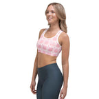 Sports Bra Breast Cancer Awareness Plaid - Scottish Squares