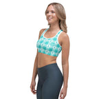 Sports Bra Ovarian Cancer Awareness Plaid - Scottish Squares