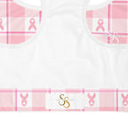Sports Bra Breast Cancer Awareness Plaid - Scottish Squares