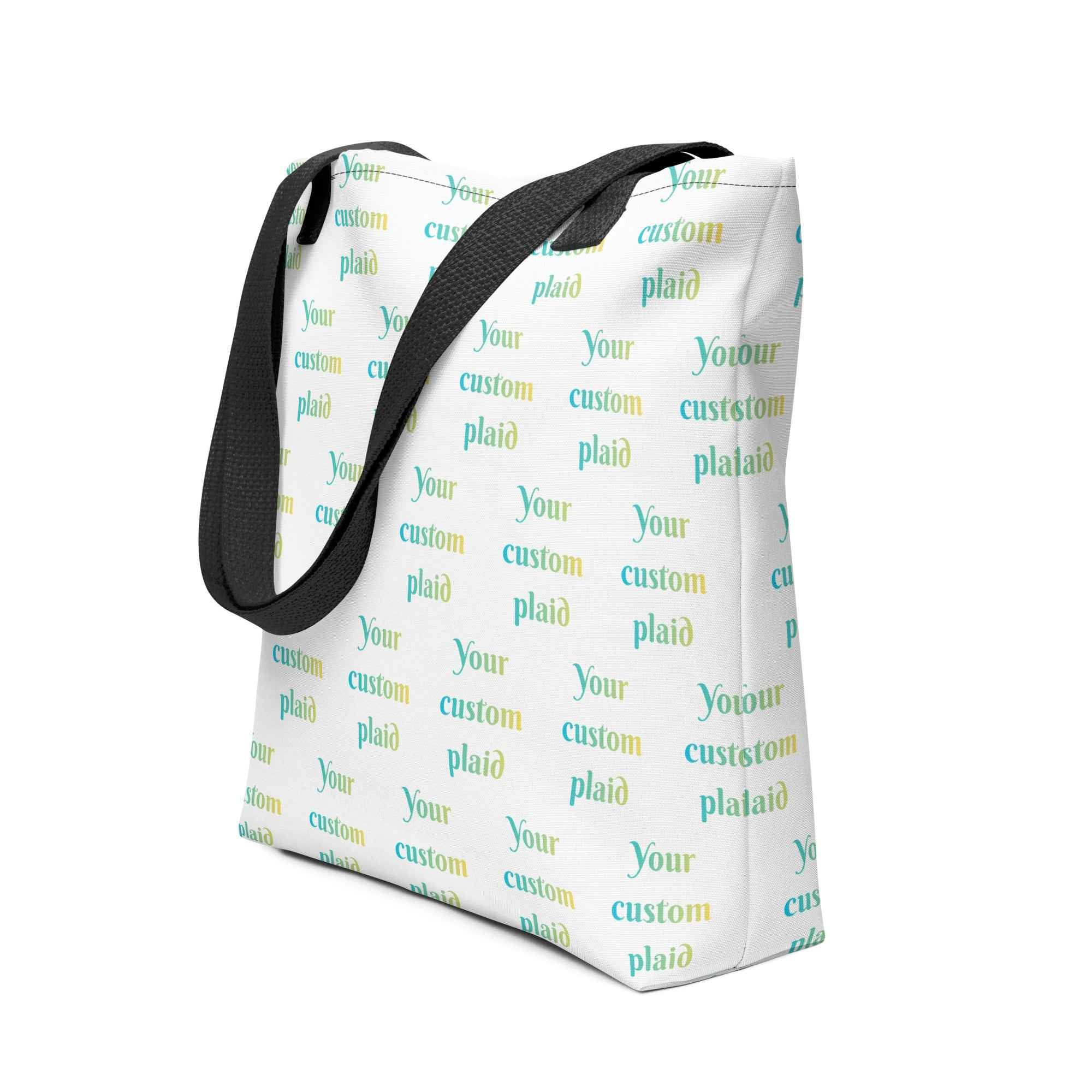 Tote Bag Your Own Birthday Plaid - Scottish Squares