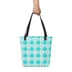 Tote Bag Ovarian Cancer Awareness Plaid - Scottish Squares