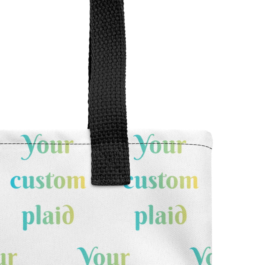 Tote Bag Your Own Birthday Plaid - Scottish Squares