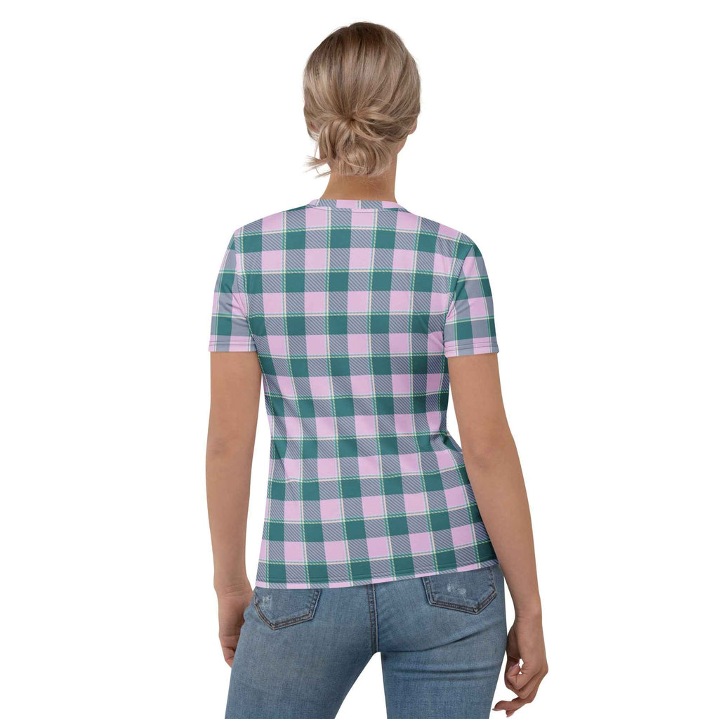 Women's T-Shirt Ming and Melanie Plaid