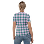 Women's T-Shirt Ming and Melanie Plaid