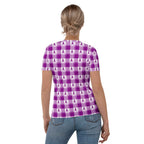 Women's T-Shirt Pancreatic Cancer Awareness Plaid - Scottish Squares