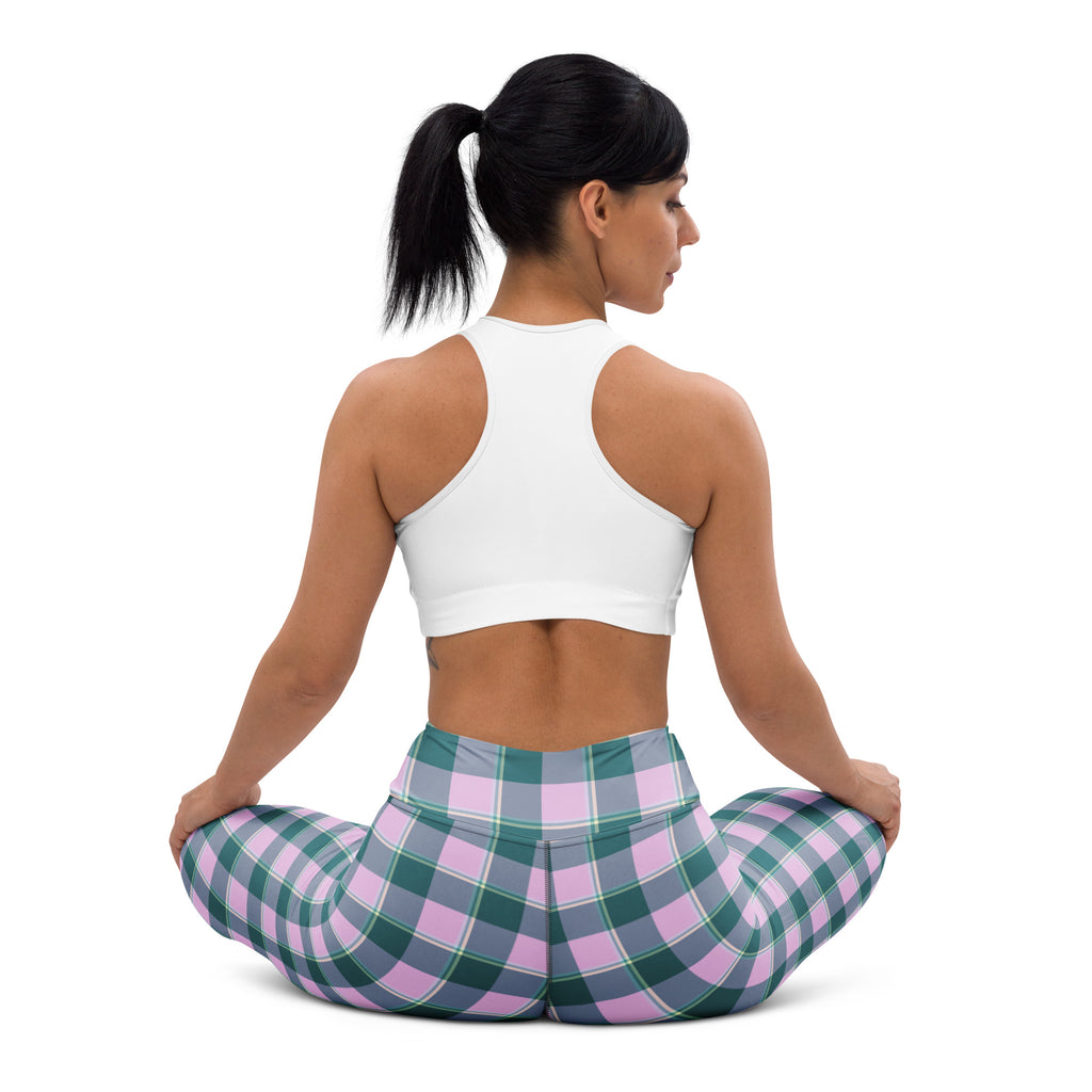 Yoga Leggings Ming and Melanie Plaid - Scottish Squares