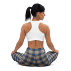 Yoga Leggings Cello and Donkey Brown Plaid - Scottish Squares