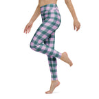 Yoga Leggings Ming and Melanie Plaid - Scottish Squares