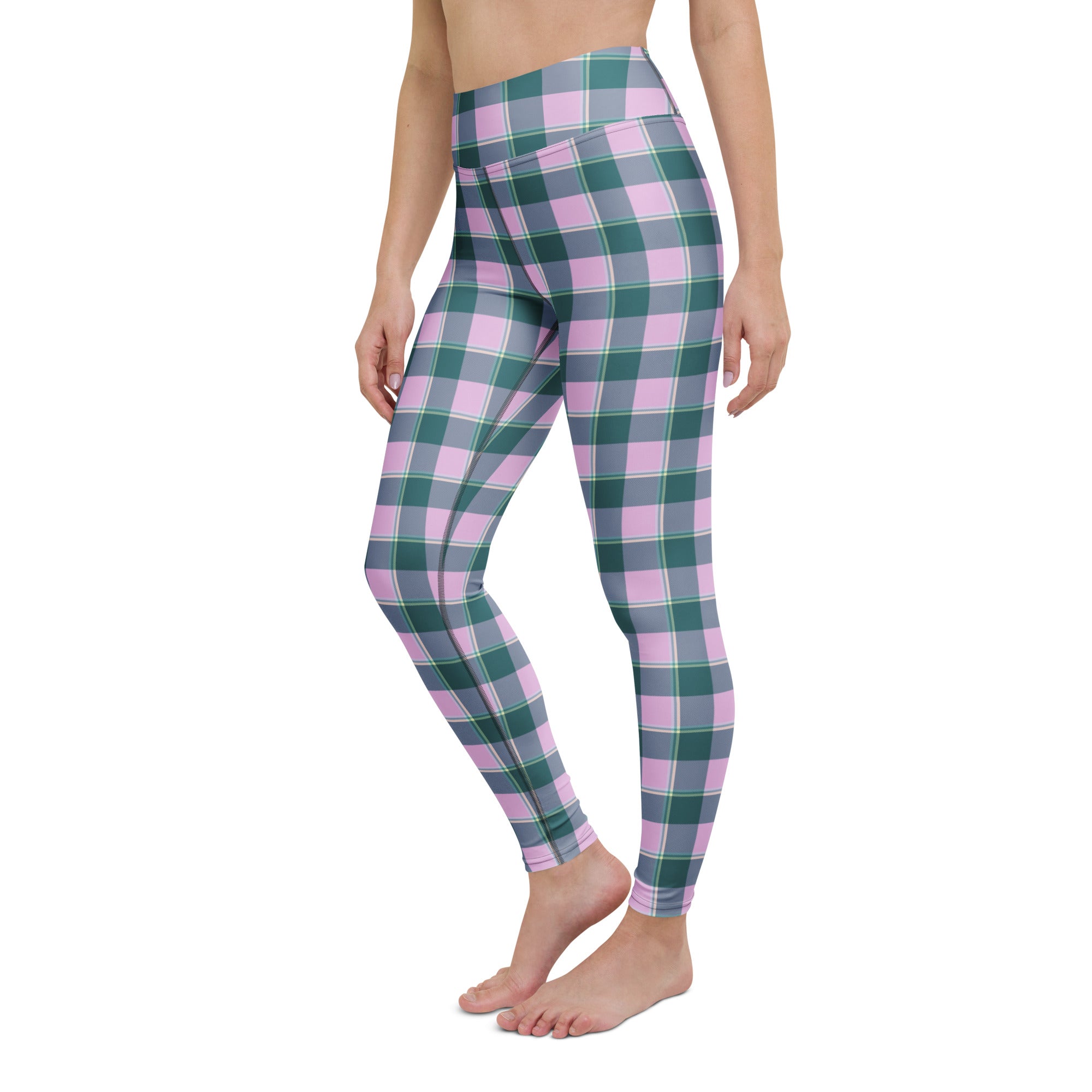 Yoga Leggings Ming and Melanie Plaid - Scottish Squares
