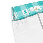 Yoga Leggings Ovarian Cancer Awareness Plaid - Scottish Squares