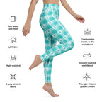 Yoga Leggings Ovarian Cancer Awareness Plaid - Scottish Squares