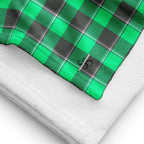 Spring Green and Finlandia Beach Towel - Scottish Squares