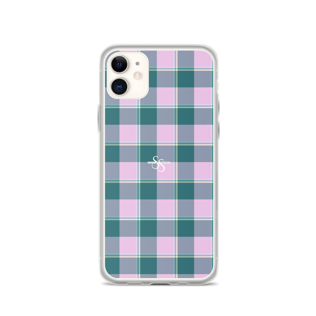 Clear Case for iPhone Ming and Melanie Plaid - Scottish Squares