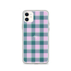 Clear Case for iPhone Ming and Melanie Plaid - Scottish Squares