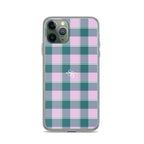 Clear Case for iPhone Ming and Melanie Plaid - Scottish Squares