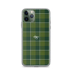 Clear Case for iPhone Woodland and Evergreen Plaid - Scottish Squares
