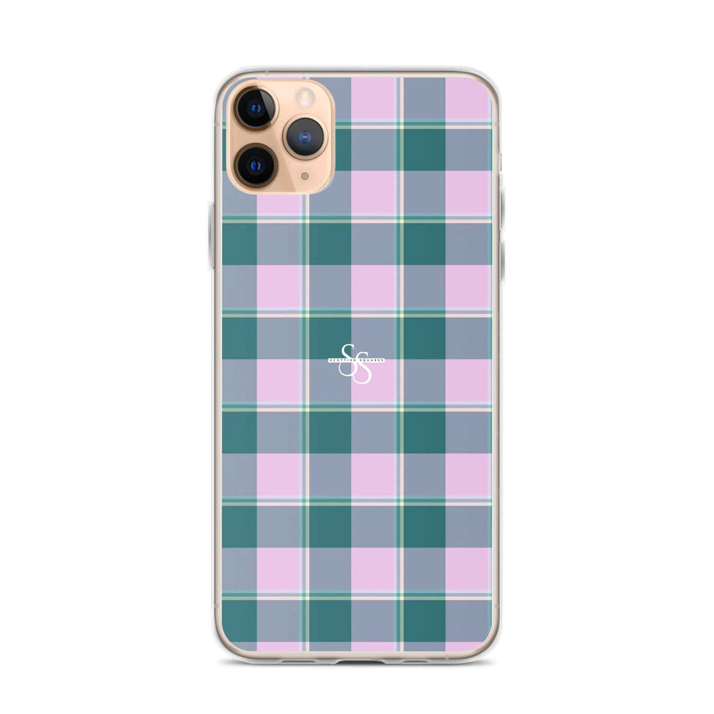 Clear Case for iPhone Ming and Melanie Plaid - Scottish Squares