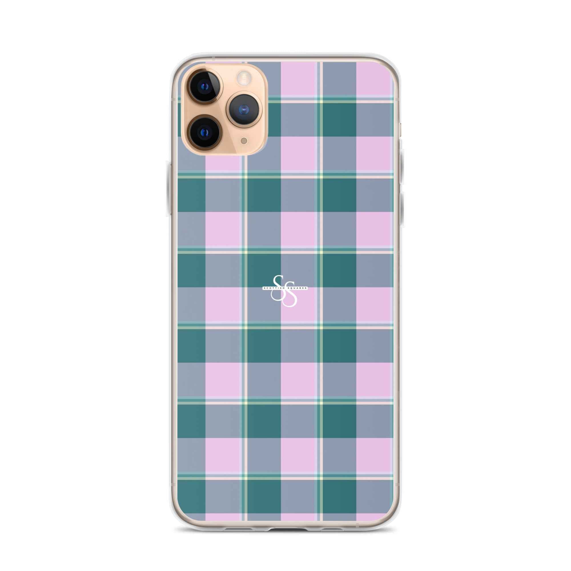Clear Case for iPhone Ming and Melanie Plaid - Scottish Squares