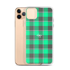 Clear Case for iPhone Spring Green and Finlandia Plaid iPhone 11 Pro Max - Scottish Squares