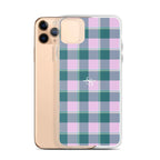 Clear Case for iPhone Ming and Melanie Plaid iPhone 11 Pro Max - Scottish Squares