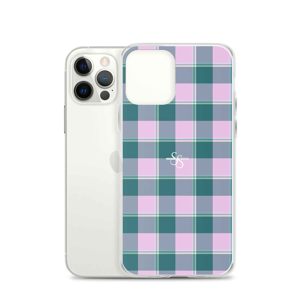 Clear Case for iPhone Ming and Melanie Plaid - Scottish Squares