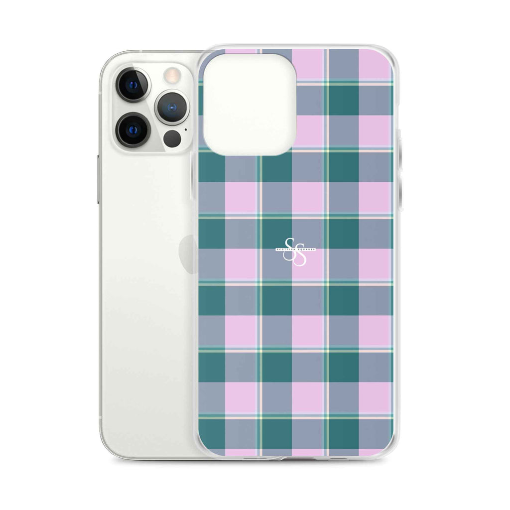 Clear Case for iPhone Ming and Melanie Plaid - Scottish Squares