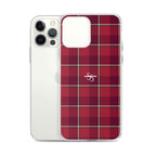 Clear Case for iPhone Old Brick and Cab Sav Plaid - Scottish Squares