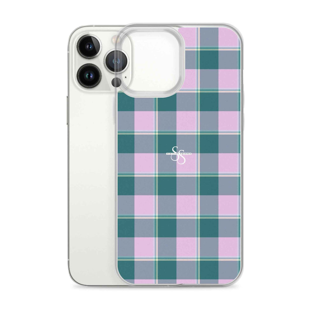 Clear Case for iPhone Ming and Melanie Plaid - Scottish Squares