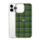 Clear Case for iPhone Woodland and Evergreen Plaid - Scottish Squares